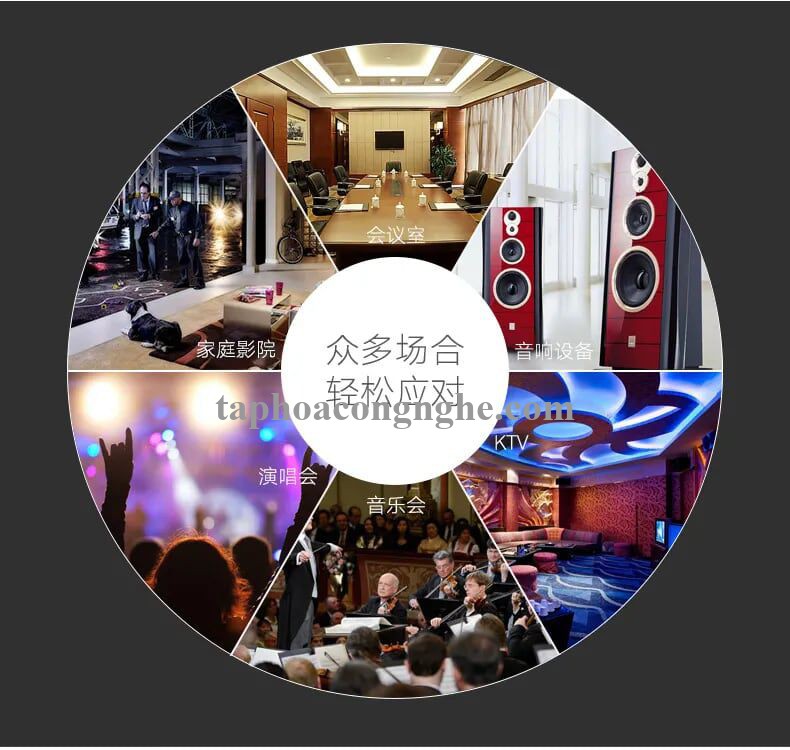 Ugreen 20851 100M Màu Đen Cáp âm thanh loa 100 tim AV137 30020851